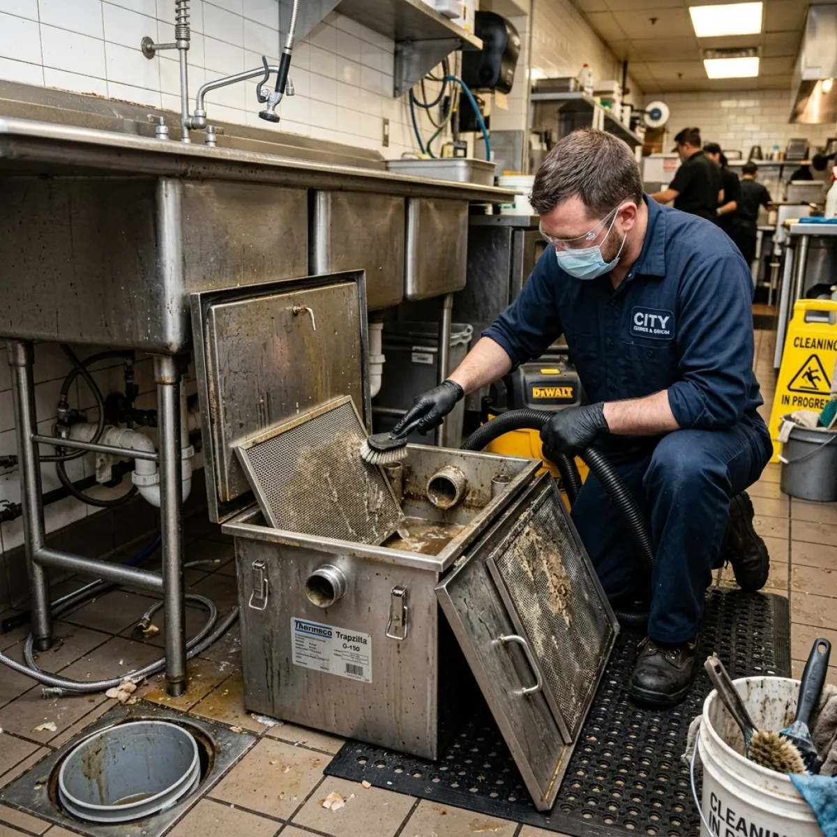 Panduan Perawatan & Kuras Grease Trap Dapur Restoran